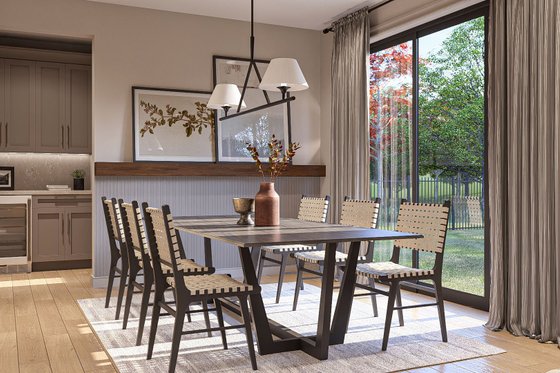 Interior - Dining Room 1 for Modern House Plan #455-337 - 5 bed, 4.5 bath