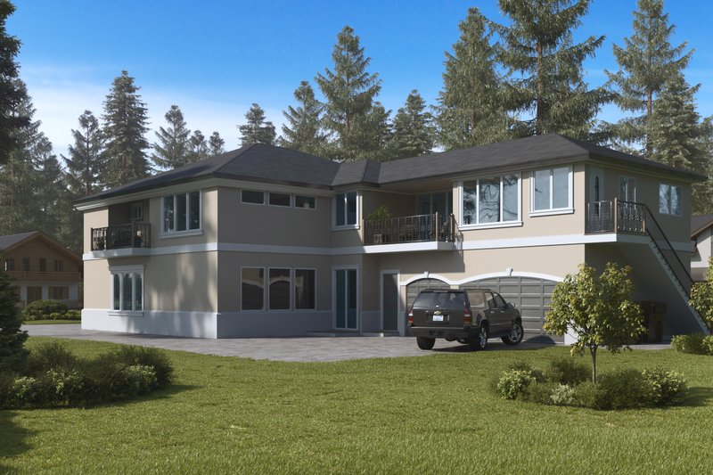 Home Plan - Exterior - Other Elevation 1 for Mediterranean House Plan #1066-101 - 7 bed, 6.5 bath