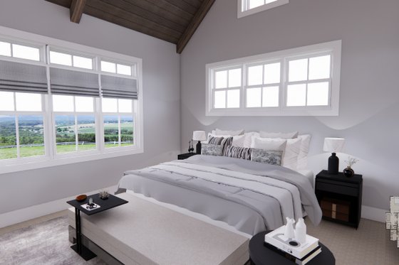 Interior - Master Bedroom 2 for Farmhouse House Plan #51-1233 - 4 bed, 3.5 bath