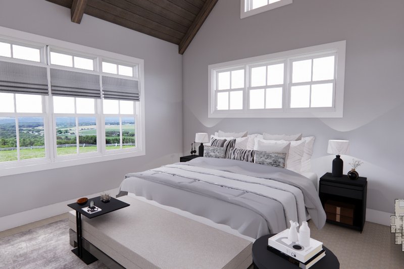Architectural House Design - Interior - Master Bedroom 2 for Farmhouse House Plan #51-1233 - 4 bed, 3.5 bath