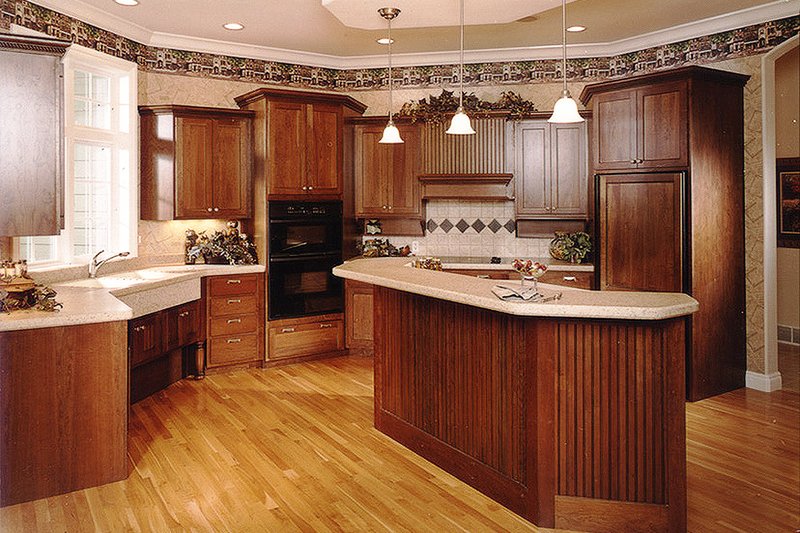 Home Plan - Interior - Kitchen for European House Plan #70-781 - 5 bed, 4 bath