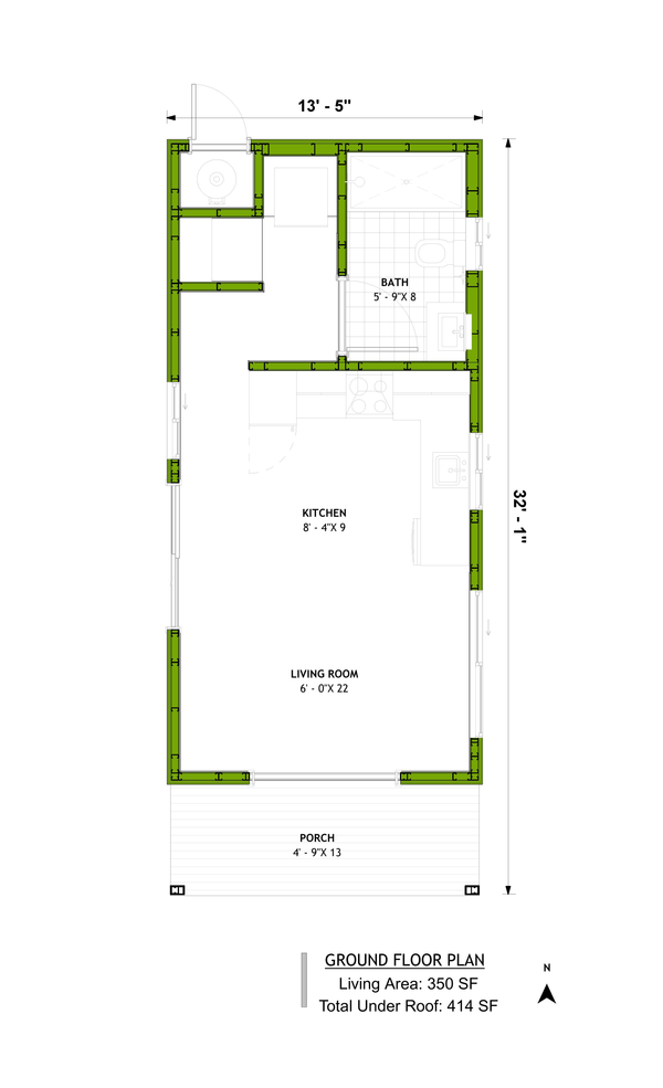 Architectural House Design - Beach Floor Plan - Main Floor Plan #1106-57