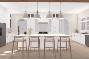 Interior - Kitchen for European House Plan #1117-9 - 3 bed, 3.5 bath