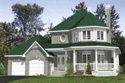 Victorian Style House Plan - 3 Beds 1.5 Baths 1818 Sq/Ft Plan #138-162 