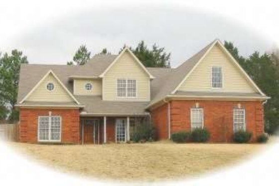 Exterior - Front Elevation for Traditional House Plan #81-881 - 3 bed, 3.5 bath