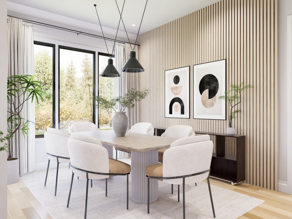 Interior - Dining Room for Contemporary House Plan #54-688 - 3 bed, 2 bath