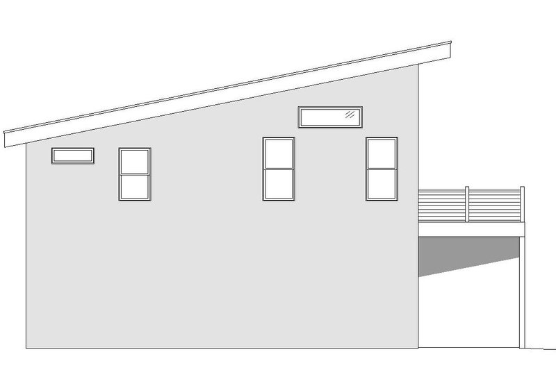 Dream House Plan - Exterior - Other Elevation for Contemporary House Plan #932-300 - 1 bed, 1.5 bath