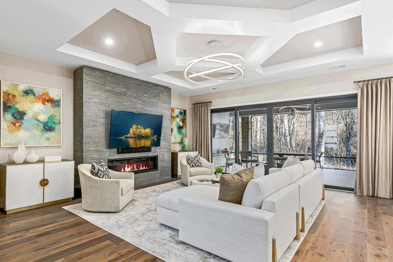 House Plan Design - Interior - Family Room 2 for Craftsman House Plan #938-119 - 3 bed, 3.5 bath
