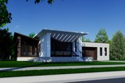 Contemporary Style House Plan - 4 Beds 3 Baths 3016 Sq/Ft Plan #534-4 