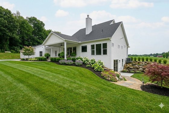 Exterior - Rear Elevation for Farmhouse House Plan #1089-46 - 3 bed, 2.5 bath