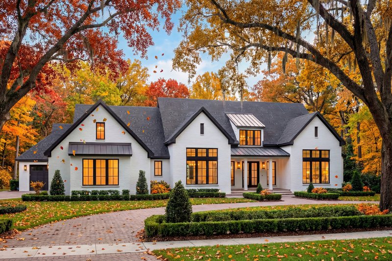 Architectural House Design - Exterior - Front Elevation 5 for Farmhouse House Plan #430-415 - 4 bed, 3.5 bath