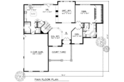 European Style House Plan - 4 Beds 3.5 Baths 3487 Sq/Ft Plan #70-523 