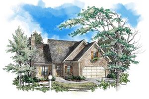 Traditional Exterior - Front Elevation Plan #71-106