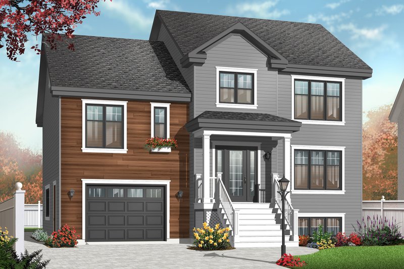 Home Plan - Traditional Exterior - Front Elevation Plan #23-2391
