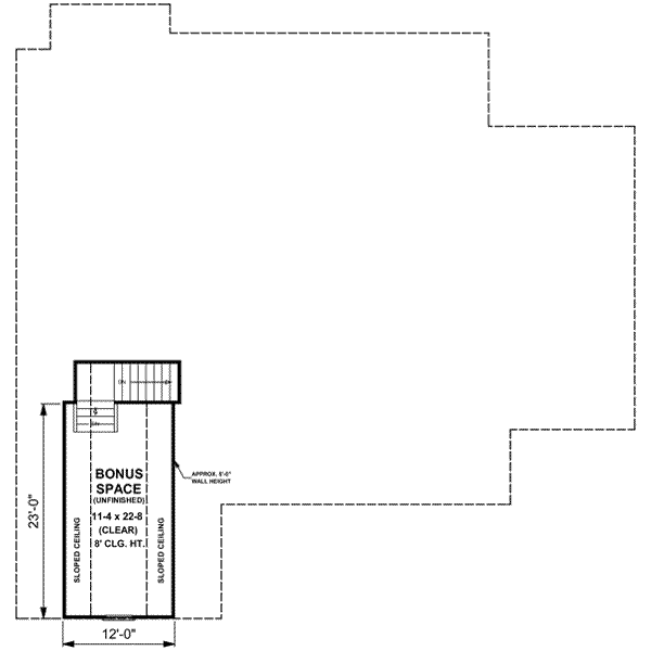 House Blueprint - Southern Floor Plan - Other Floor Plan #21-106