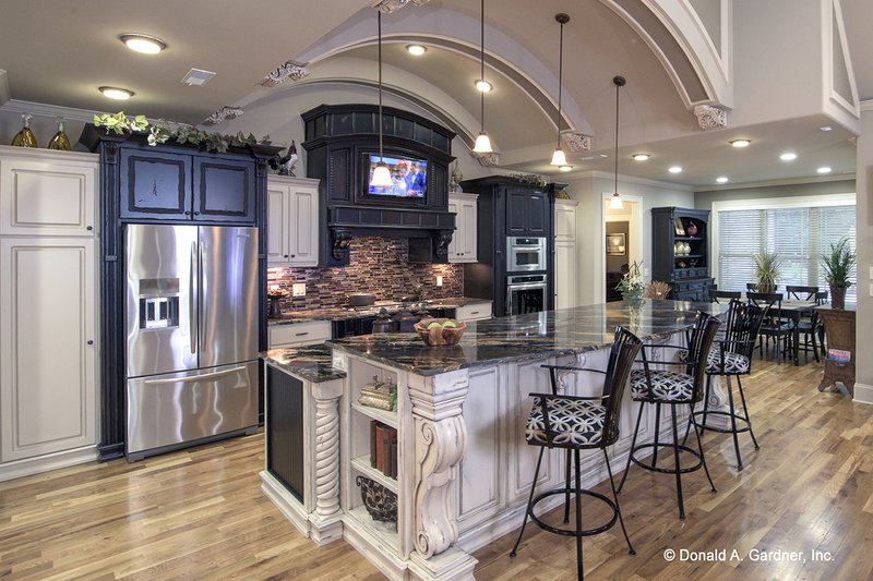 Architectural House Design - Interior - Kitchen for Country House Plan #929-556 - 4 bed, 3 bath