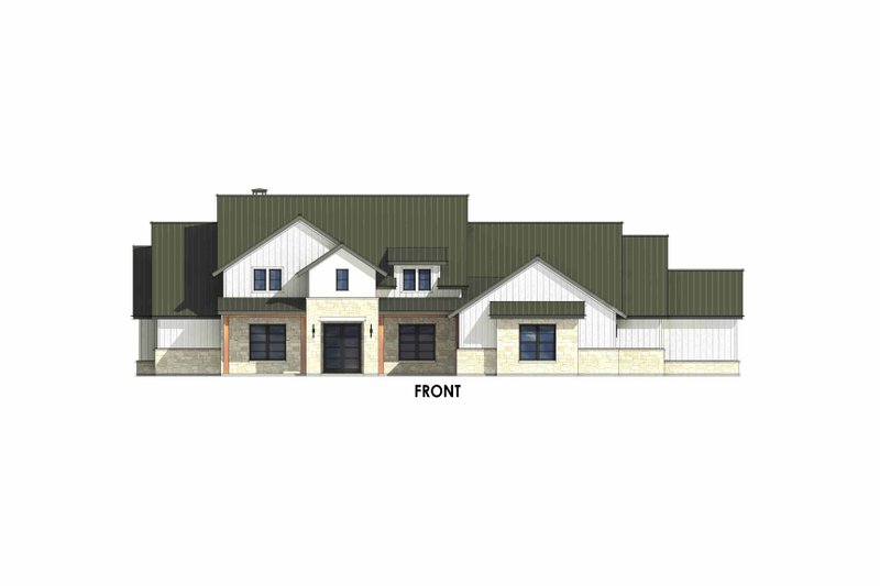 Architectural House Design - Exterior - Front Elevation 5 for Farmhouse House Plan #1096-39 - 4 bed, 4.5 bath