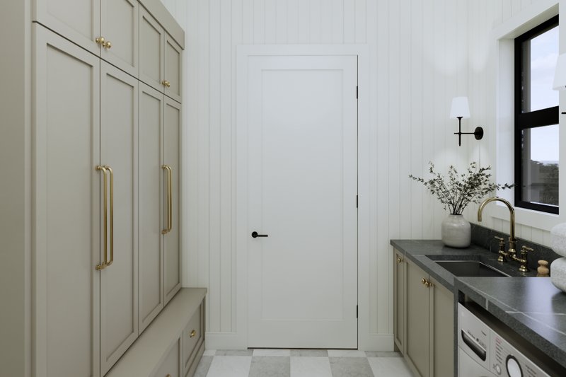 Home Plan - Interior - Laundry for European House Plan #1114-28 - 3 bed, 2.5 bath