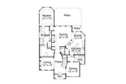 Colonial Style House Plan - 4 Beds 3.5 Baths 3233 Sq/Ft Plan #411-557 