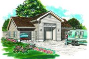 Traditional Style House Plan - 0 Beds 0 Baths 1320 Sq/Ft Plan #47-506 