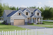 Craftsman Style House Plan - 3 Beds 2.5 Baths 2207 Sq/Ft Plan #1089-7 