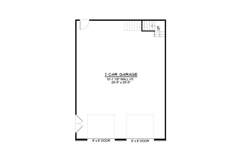 Home Plan - Floor Plan - Main Floor for Country House Plan #1064-256, 0 bath