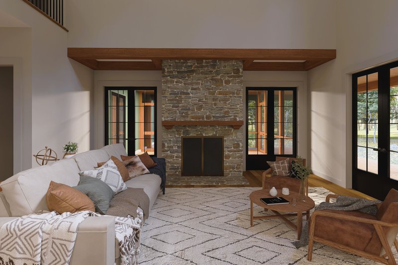 Home Plan - Interior - Family Room 1 for Farmhouse House Plan #1094-25 - 5 bed, 5.5 bath