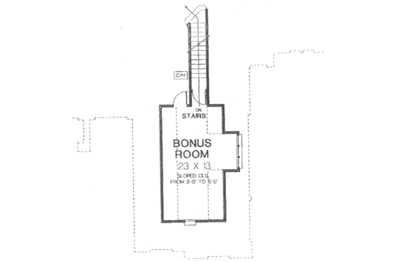 Floor Plan - Other Floor for European House Plan #310-495 - 4 bed, 3.5 bath