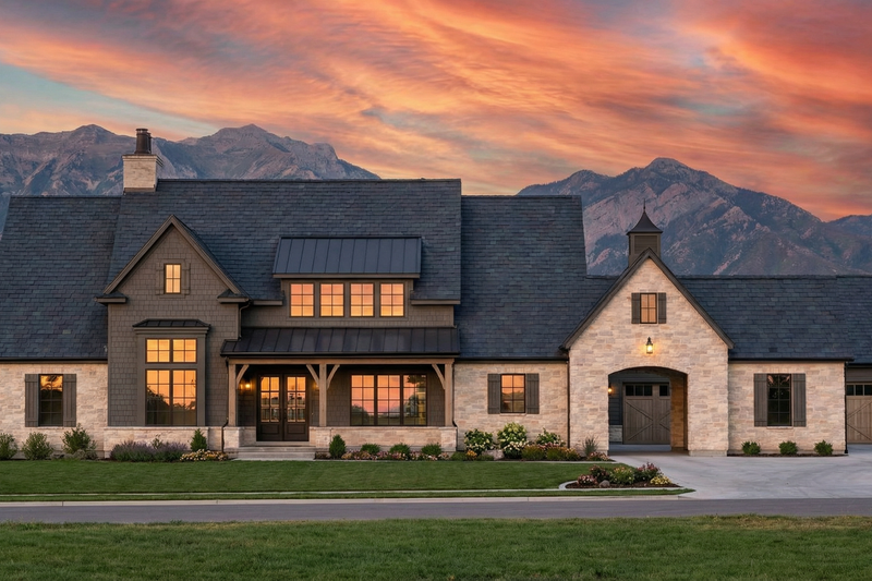 House Design - Exterior - Front Elevation 6 for European House Plan #1096-187 - 5 bed, 5.5 bath