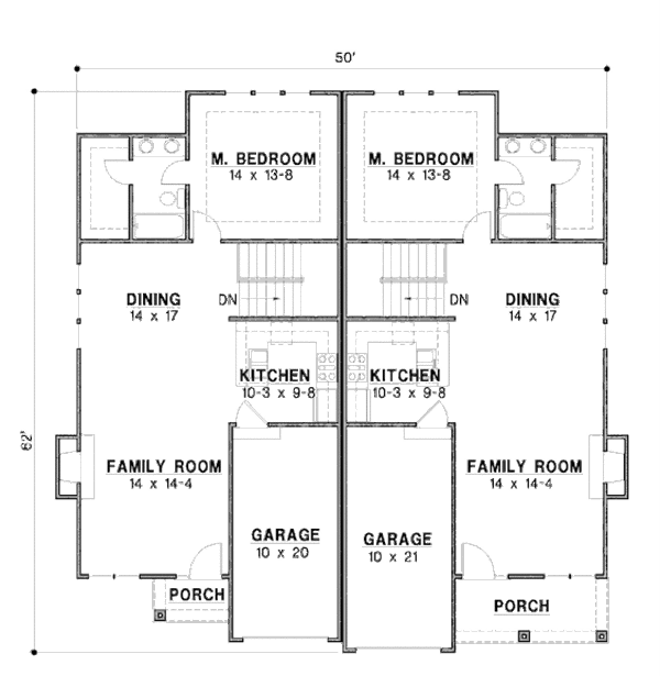 Traditional Floor Plan - Main Floor Plan #67-882
