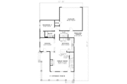 Southern Style House Plan - 3 Beds 3 Baths 1897 Sq/Ft Plan #17-564 