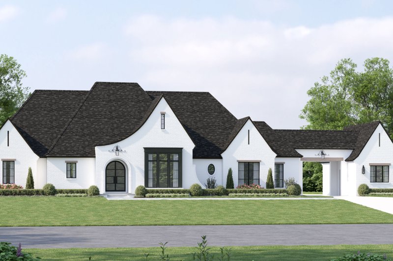Home Plan - European Exterior - Front Elevation Plan #1074-64