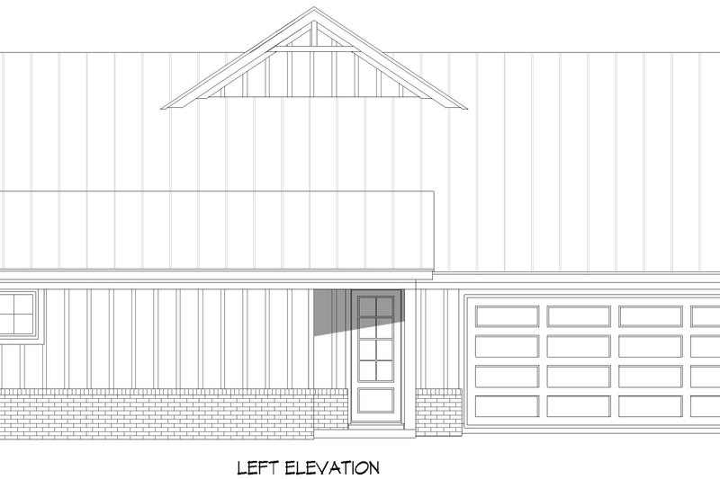 House Design - Exterior - Other Elevation for Farmhouse House Plan #932-1151 - 3 bed, 2.5 bath
