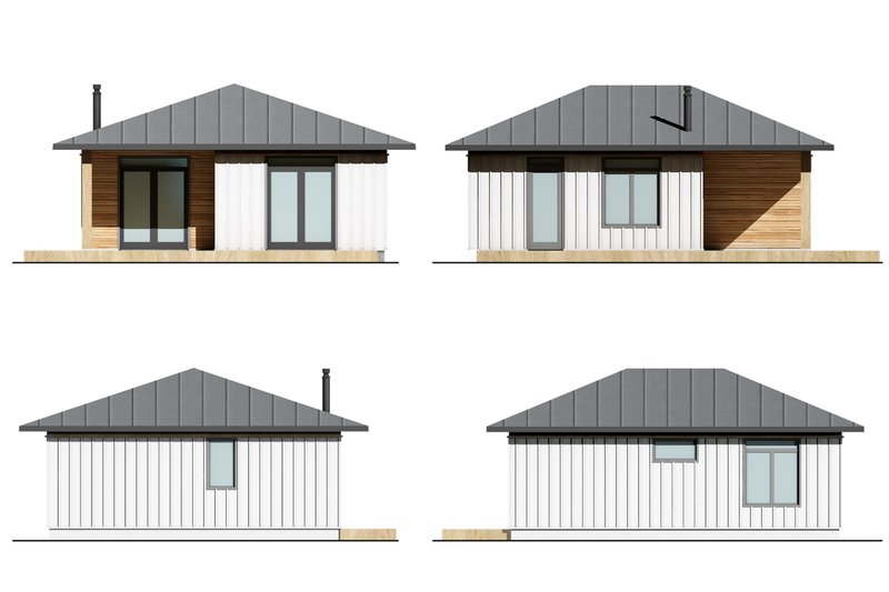Dream House Plan - Photo for Cabin House Plan #924-20 - 2 bed, 1 bath