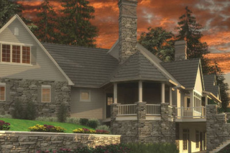 Home Plan - Exterior - Other Elevation for European House Plan #48-362 - 5 bed, 5.5 bath