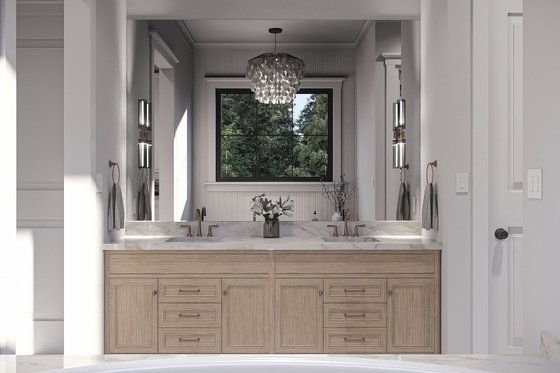 Interior - Master Bathroom for Traditional House Plan #455-787 - 4 bed, 4 bath