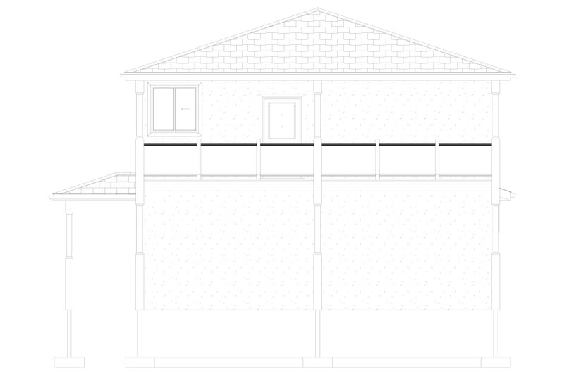 House Design - Exterior - Rear Elevation 2 for Craftsman House Plan #1060-327 - 2 bed, 2 bath