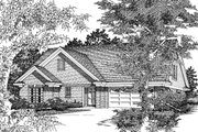 Traditional Style House Plan - 3 Beds 3 Baths 1721 Sq/Ft Plan #329-213 