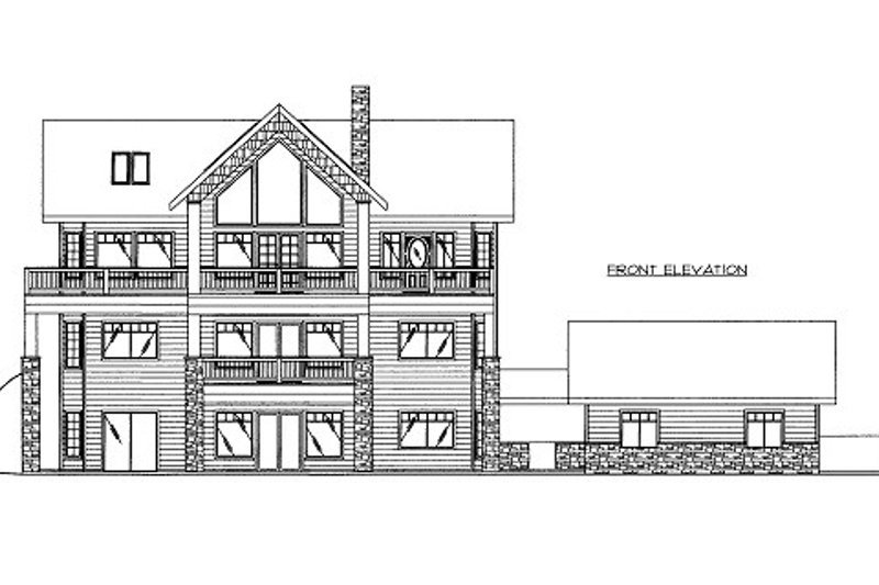 Dream House Plan - Bungalow Exterior - Front Elevation Plan #117-633