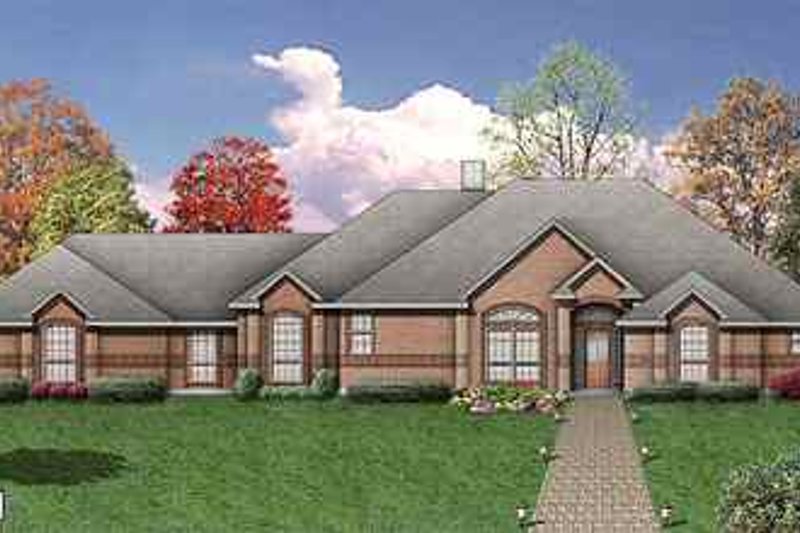 Traditional Style House Plan - 4 Beds 2.5 Baths 2802 Sq/Ft Plan #84-150