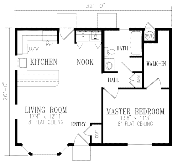 Home Plan - Mediterranean Floor Plan - Main Floor Plan #1-115