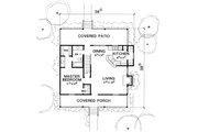 Cottage Style House Plan - 3 Beds 2 Baths 1157 Sq/Ft Plan #472-5 