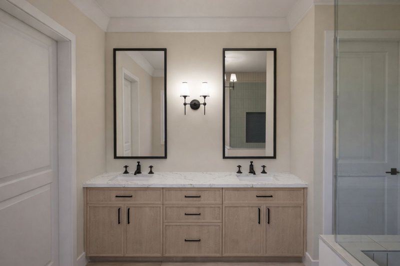 House Blueprint - Interior - Master Bathroom for Craftsman House Plan #927-1057 - 5 bed, 3.5 bath