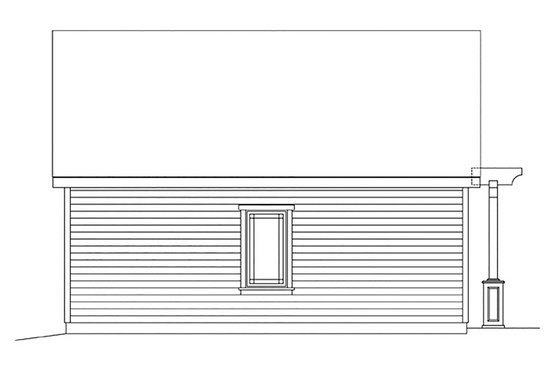 Exterior - Other Elevation 1 for Country House Plan #22-601, 0 bath