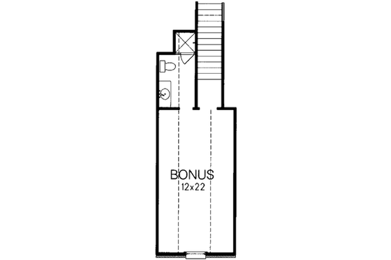 Floor Plan - Other Floor for European House Plan #15-263 - 3 bed, 2 bath