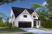 Cottage Style House Plan - 3 Beds 3.5 Baths 1899 Sq/Ft Plan #929-1204 Exterior 