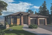 Modern Style House Plan - 2 Beds 2 Baths 1693 Sq/Ft Plan #1100-2 