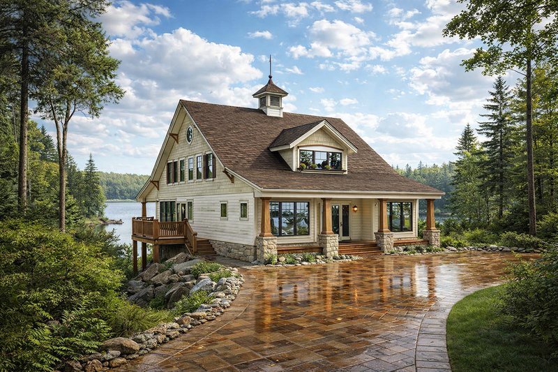 House Plan Design - Exterior - Front Elevation 2 for Craftsman House Plan #928-210 - 6 bed, 3 bath