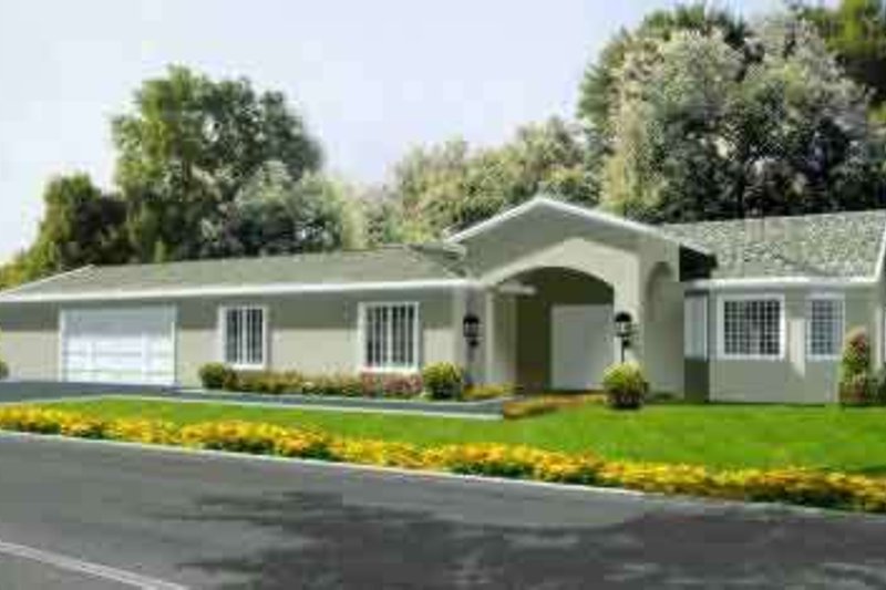 Home Plan - European Exterior - Front Elevation Plan #1-1381