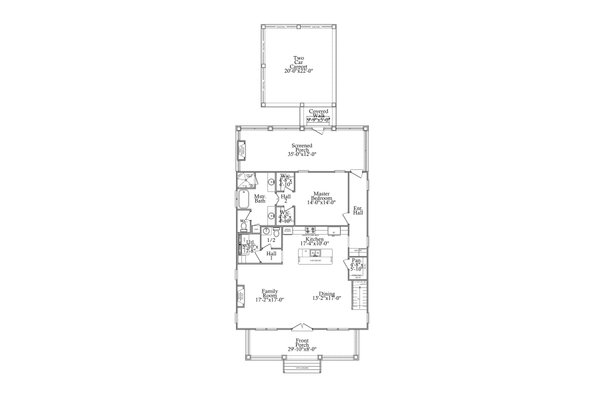 Traditional Floor Plan - Main Floor Plan #69-391